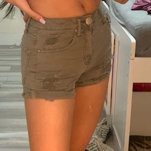 RSQ distressed denim shorts